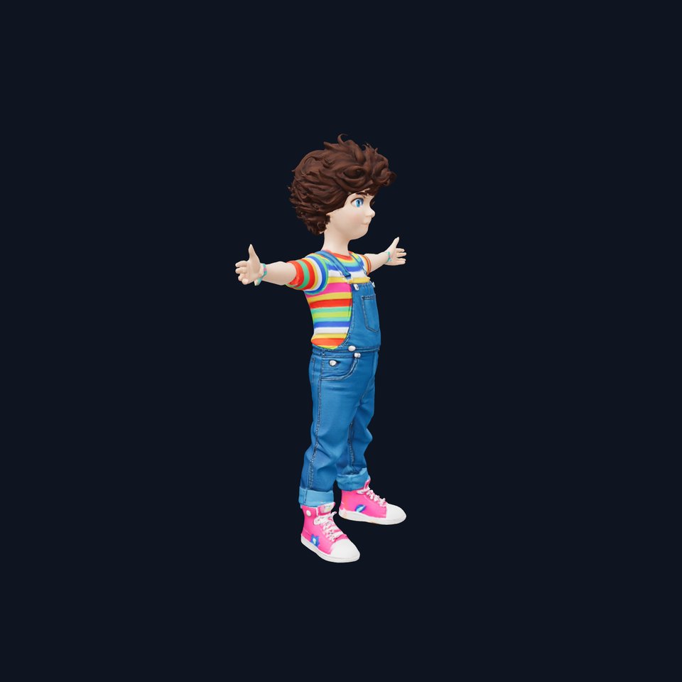 Colorful Child Character model pack